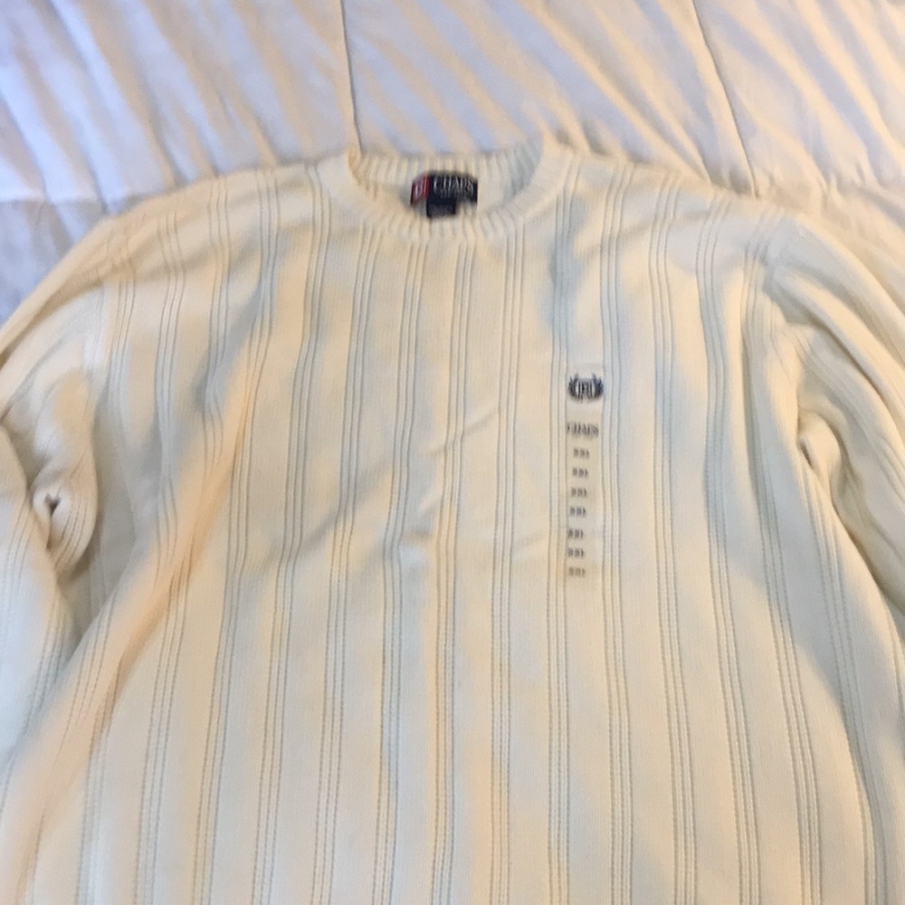 Men’s brand new cable knit sweater by Chaps